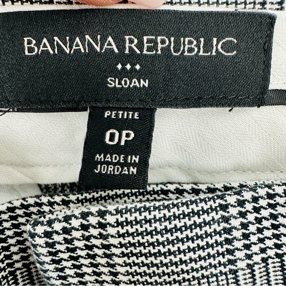 Banana Republic Sloan Slim Pant Houndstooth - Petite - Size: 0P - Picture 4 of 5